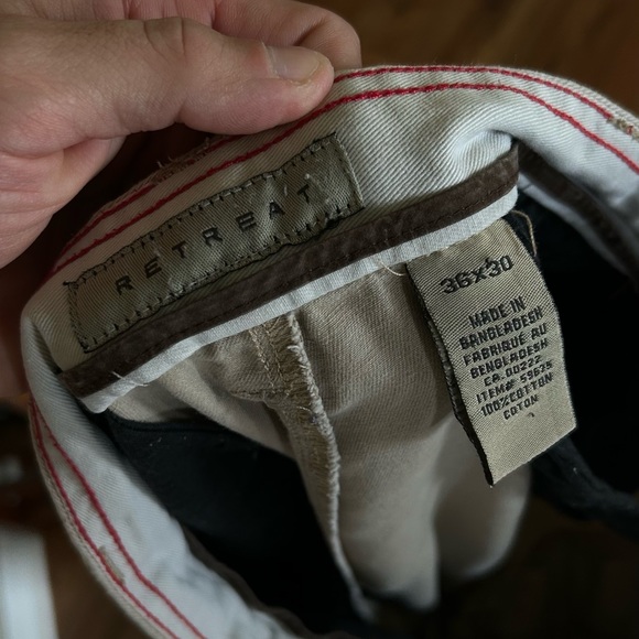 Relaxed Fit Khaki Pants 36x30 - Picture 1 of 5